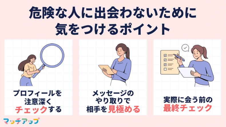 with(ウィズ)で危険な人に出会わないために気をつけるポイント
