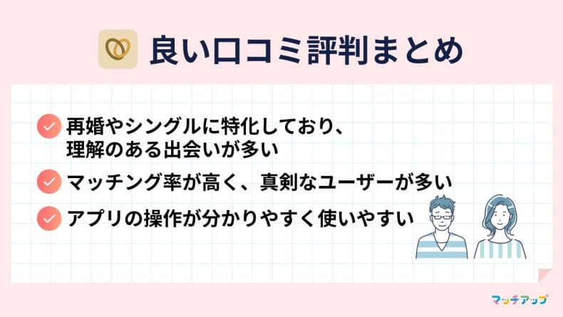マリッシュの良い口コミ評判
