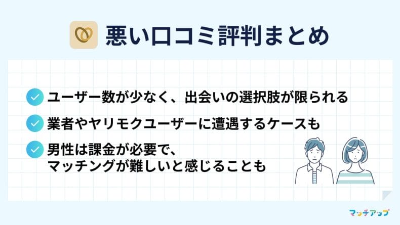 マリッシュの悪い口コミ評判