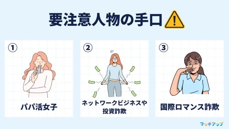 こんな手口に騙されるな！ペアーズの要注意人物の手口