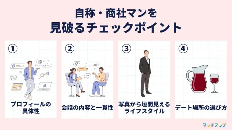 自称・商社マンを見破る5つのチェックポイント